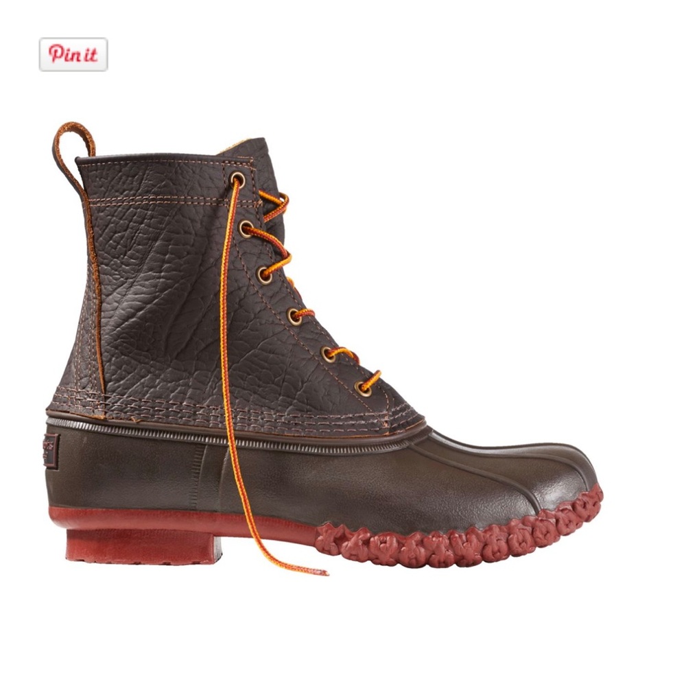 LL BEAN 8” Bison Duck Boots